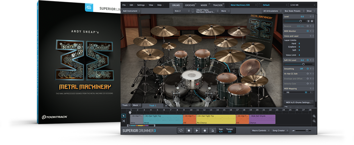 Toontrack SDX |  Metal  Machinery